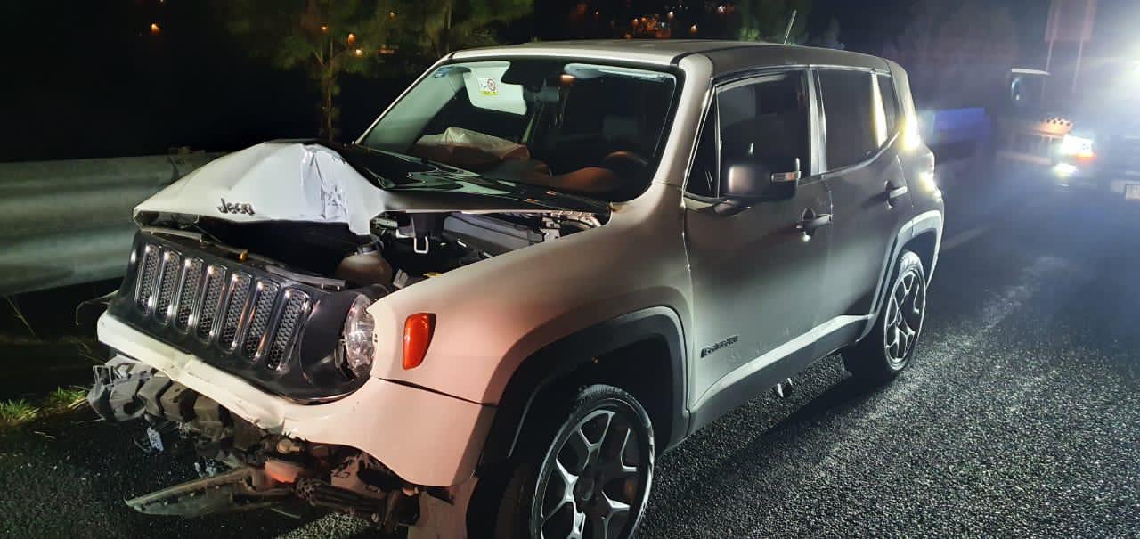 Foto: Cortesía Choca alcalde de Totolac en Periférico de Tlaxcala, acusan que iba en estado alcohólico