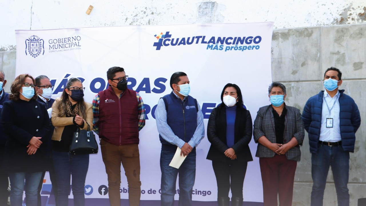 Por: Cortesía En Cuautlancingo se dio el banderazo a la construcción del DIF del municipio