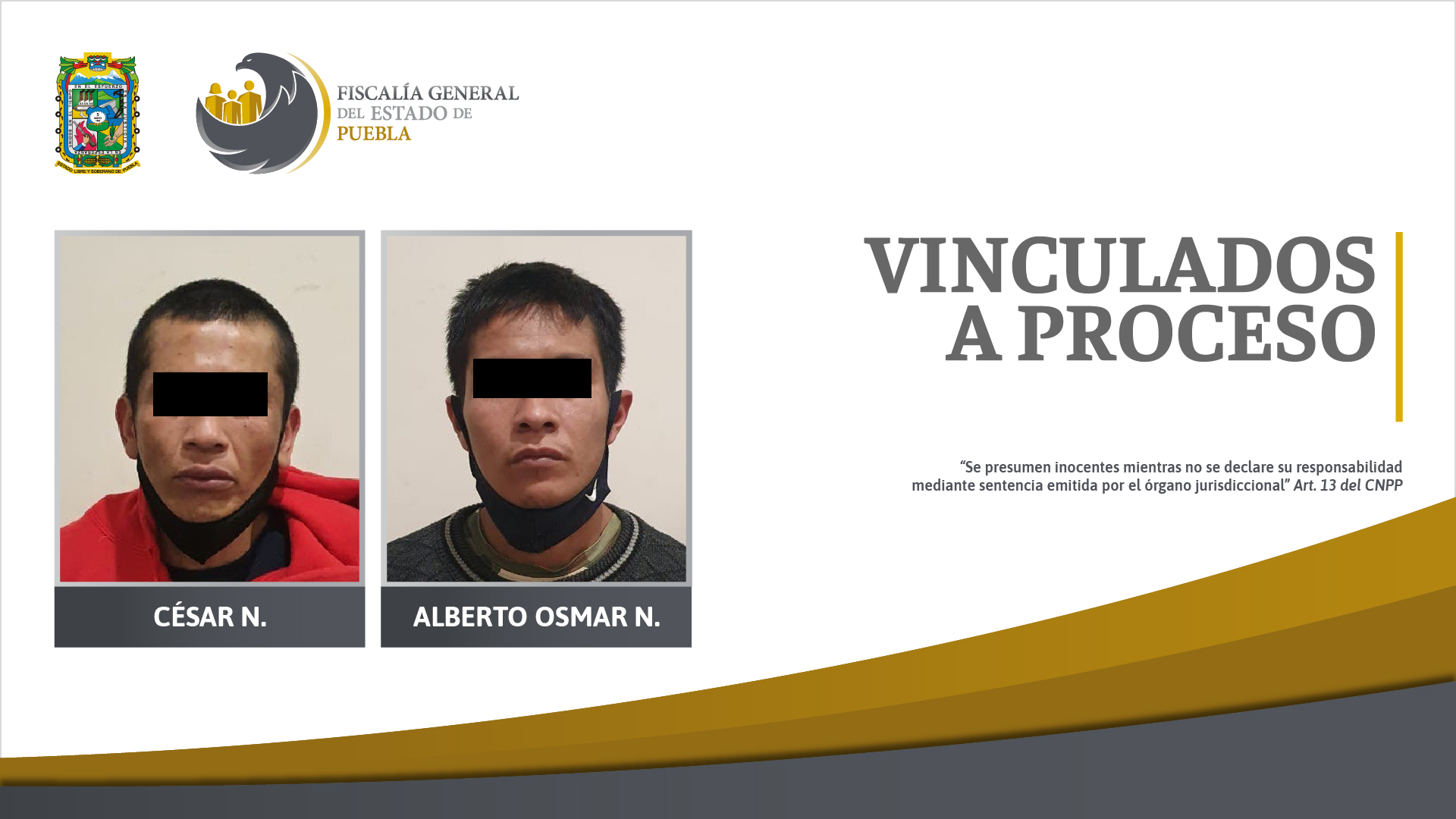 Foto: Cortesía César N. y Alberto Osmar N. fueron vinculados a proceso por delitos contra la salud