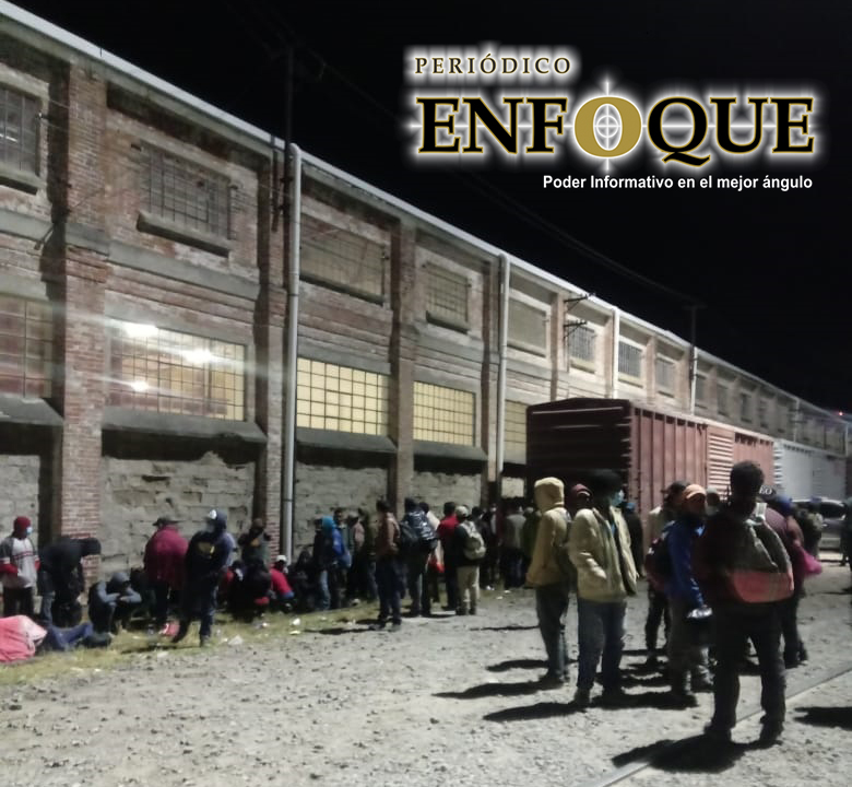 Foto: Cortesía Retienen en Apizaco, Tlaxcala, caravana de migrantes; serán repatriados