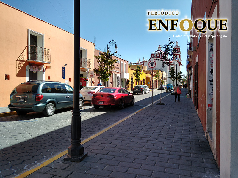 Foto: Omar Sánchez Realizarán reordenamiento vial en calles del centro de San Pedro Cholula