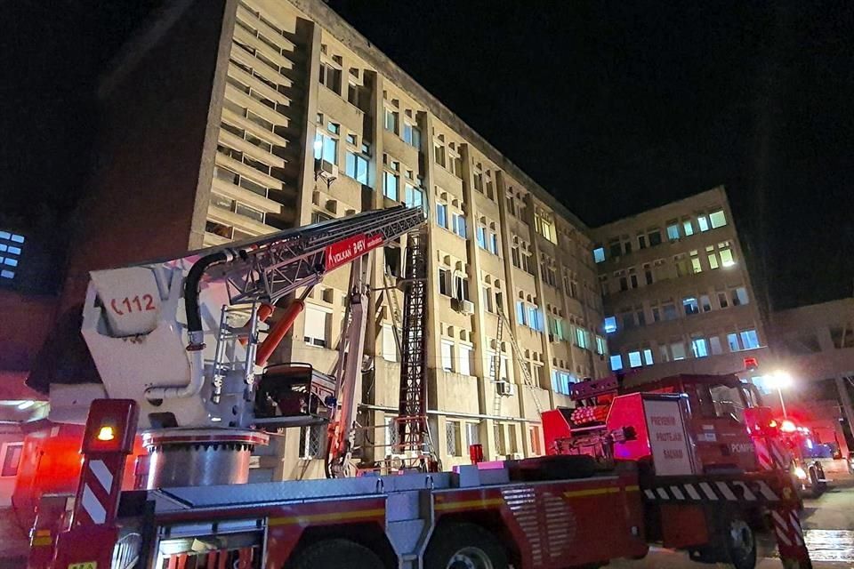 Foto: Cortesía Mueren cinco pacientes con covid-19 tras incendio en hospital de Rumania