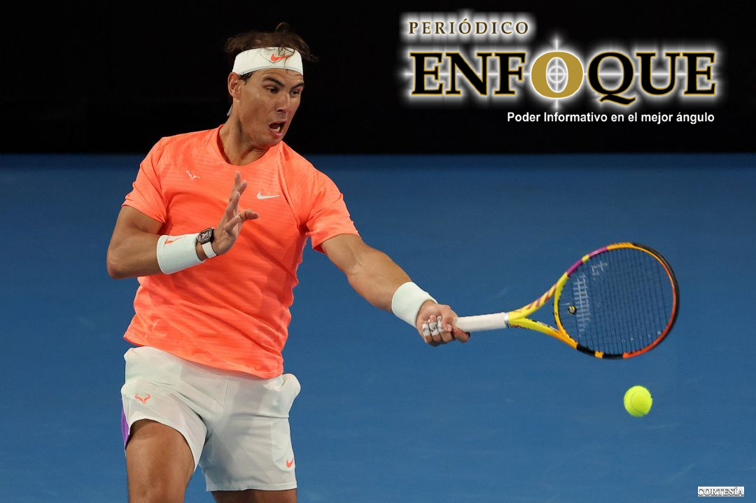 Foto: Cortesía Australia sin COVID y sin cubrebocas presenció la primera victoria de Rafael Nadal del año.