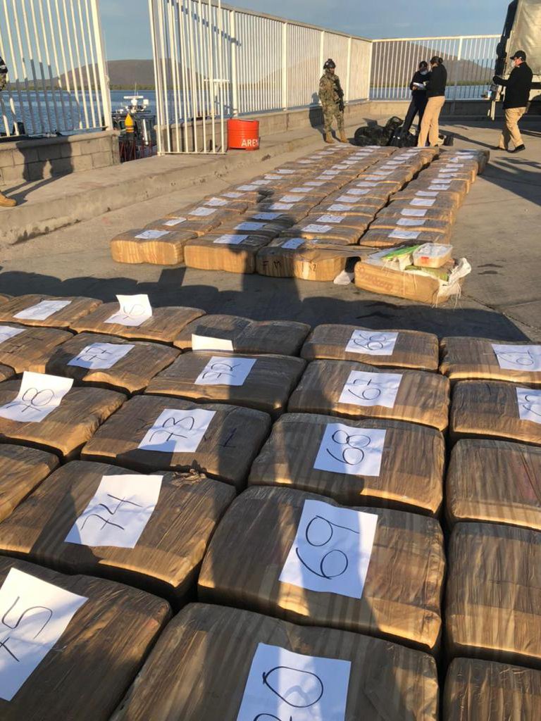 Foto: Cortesía La Marina decomisó dos toneladas de metanfetamina en dominios del Cártel de Sinaloa