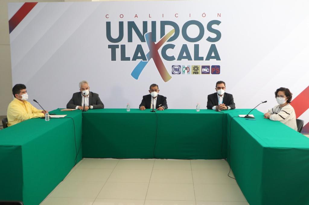 Foto: Cortesía Presenta coalición "Unidos por Tlaxcala" su proyecto de cogobierno