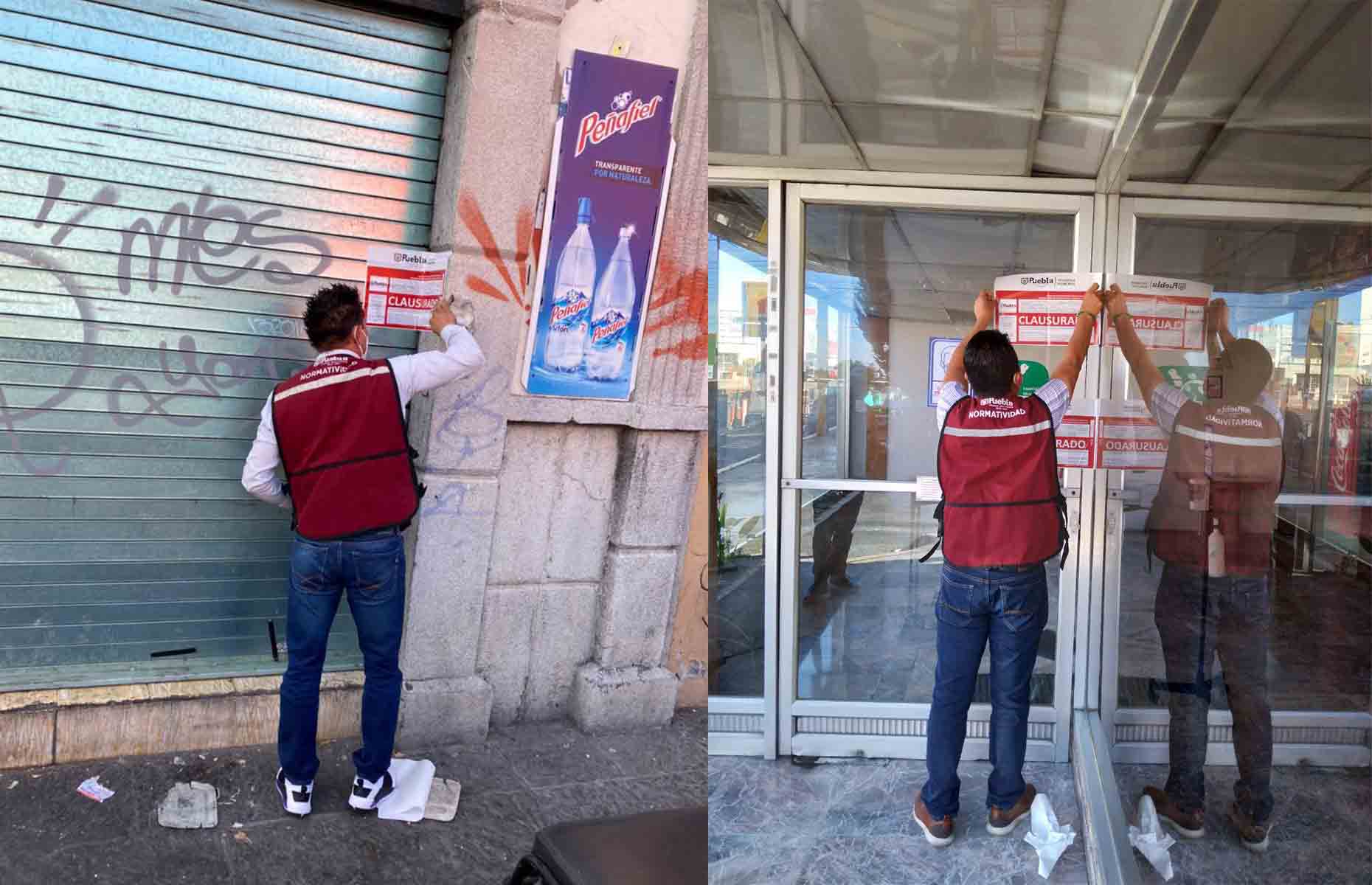Foto: Cortesía  Clausuran ocho establecimientos durante el regreso de actividades