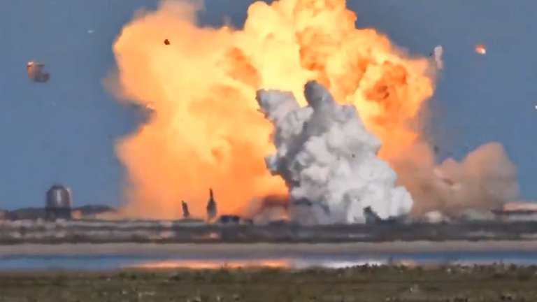 Foto: Cortesía El nuevo prototipo de cohete de SpaceX explotó durante el aterrizaje