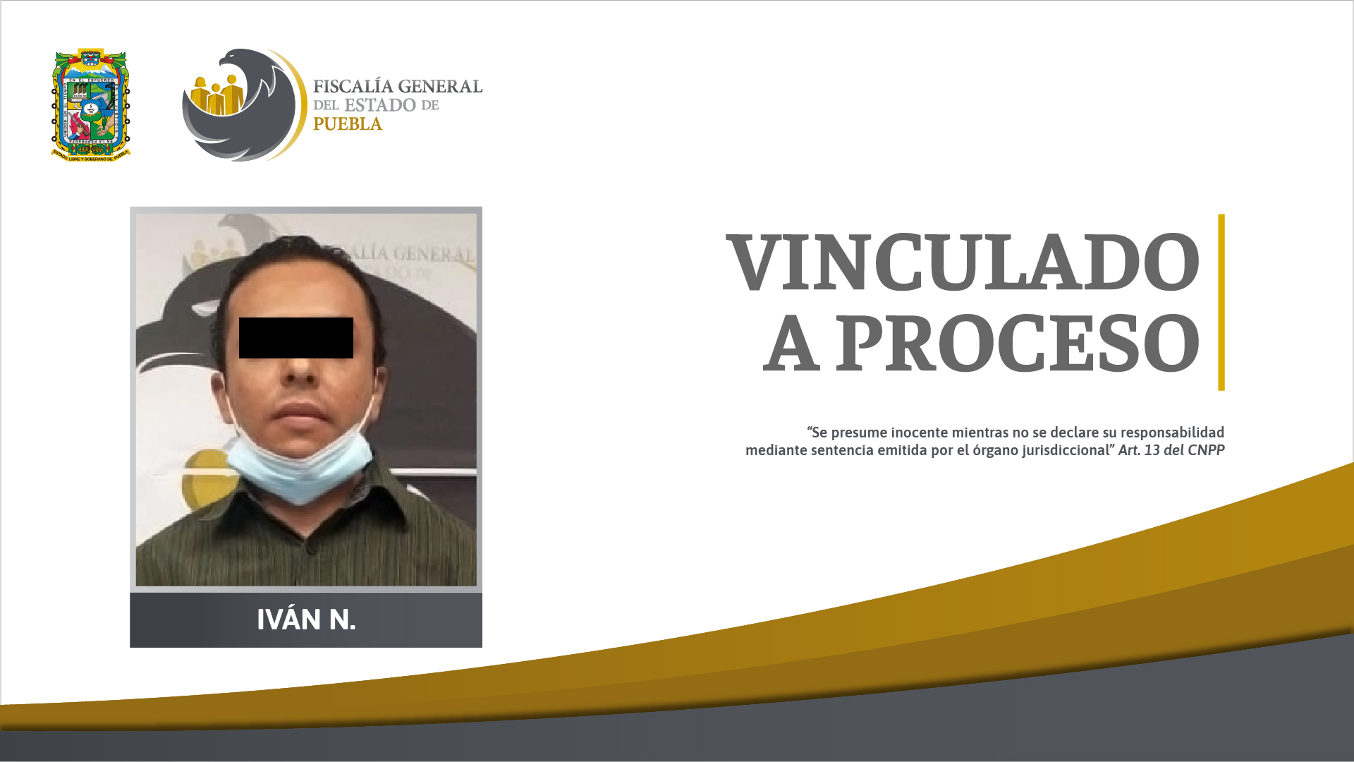 Foto: Cortesía Iván N. vinculado a proceso por matara a su compadre en Periférico Ecológico