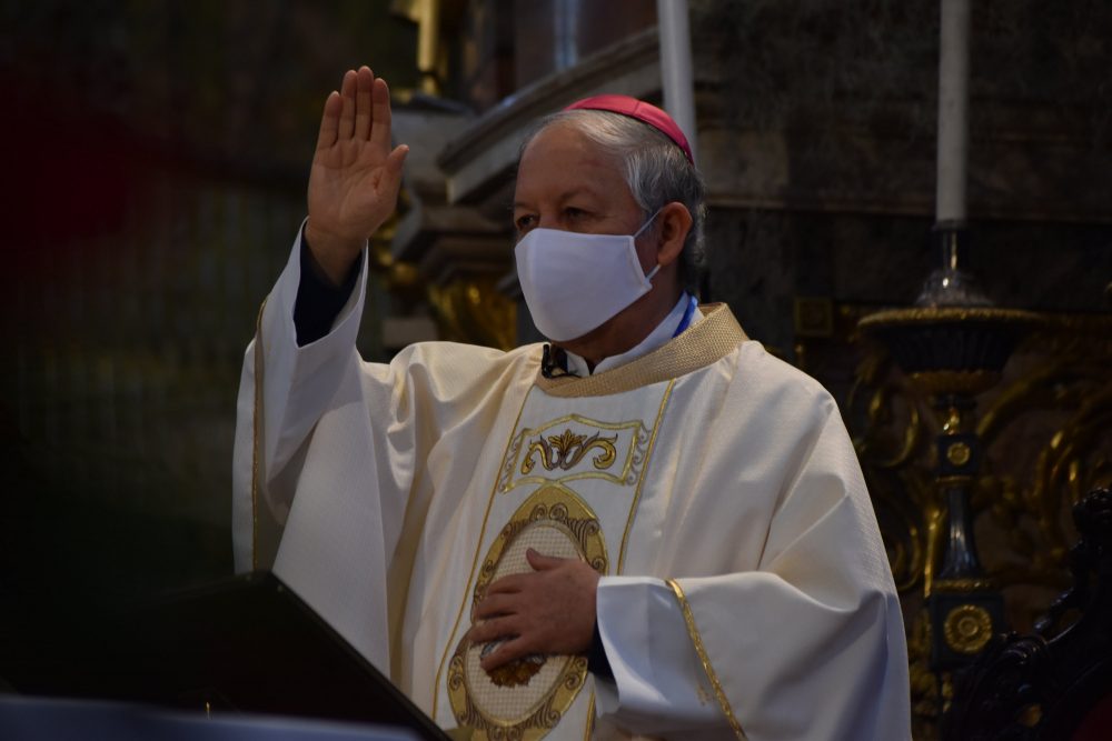 Foto: Cortesía Arzobispo de Puebla llama a no bajar la guardia contra el coronavirus