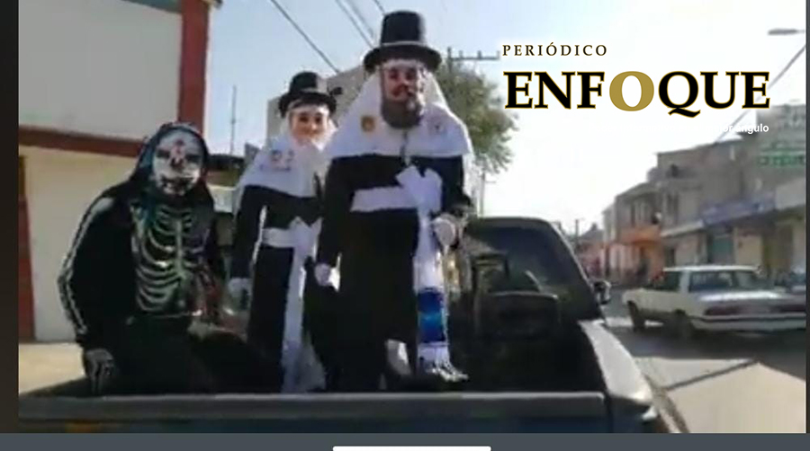 Foto: Rommel Bonilla  ¡Les vale! En Tlaxcala, huehues salen a bailar a las calles de Contla ante suspensión de carnaval