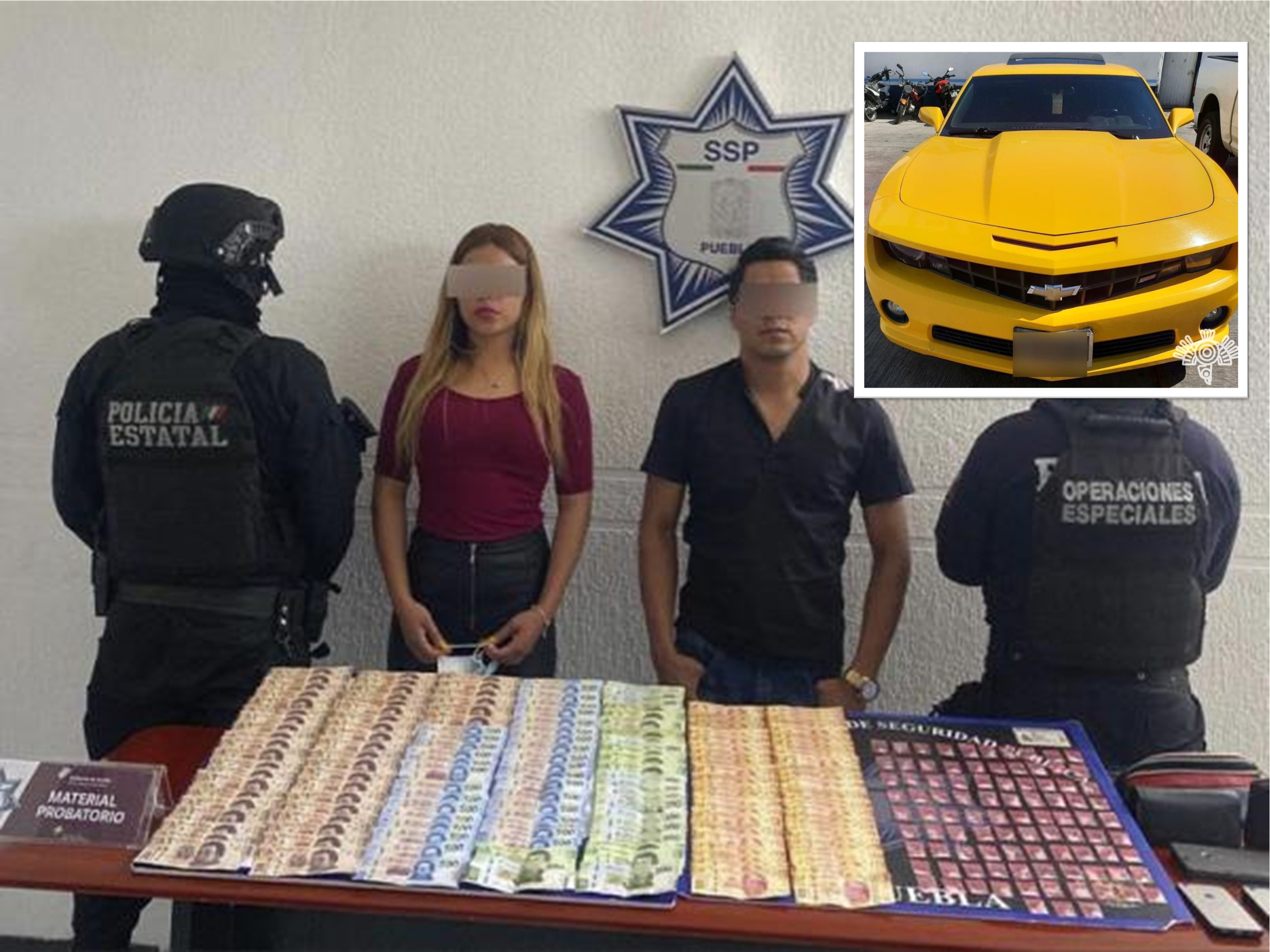 Foto: Cortesía Capturan en Tecamachalco a presuntos distribuidores de droga