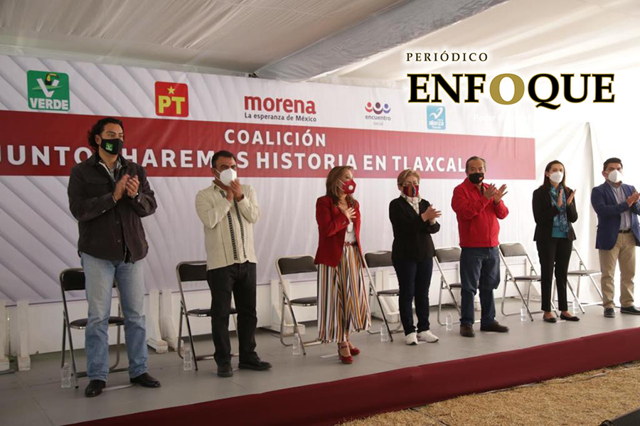 Foto: Cortesía Llama Lorena Cuéllar a construir un mejor Tlaxcala, en reunión de líderes de “Juntos Haremos Historia en Tlaxcala”