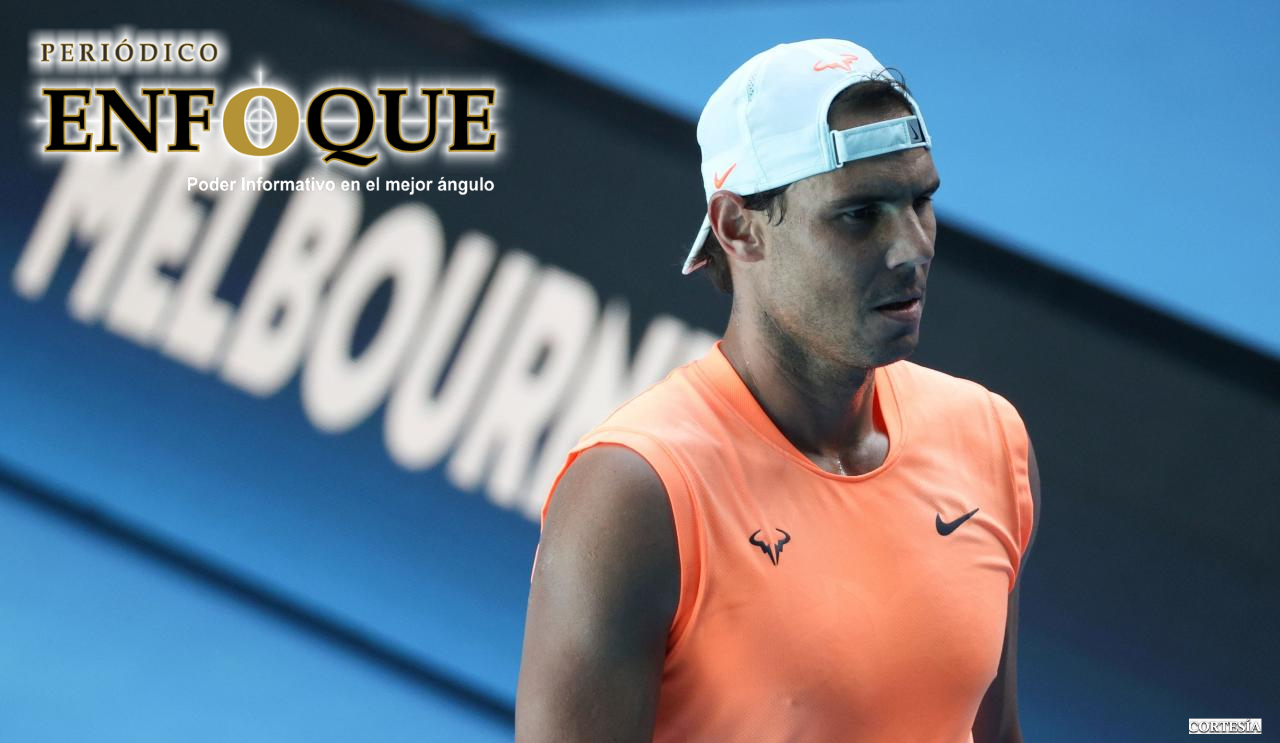 Foto: Cortesía Rafael Nadal sigue sin poder recuperase del todo de su lesión de espalda a horas de su debut en el Australia Open.