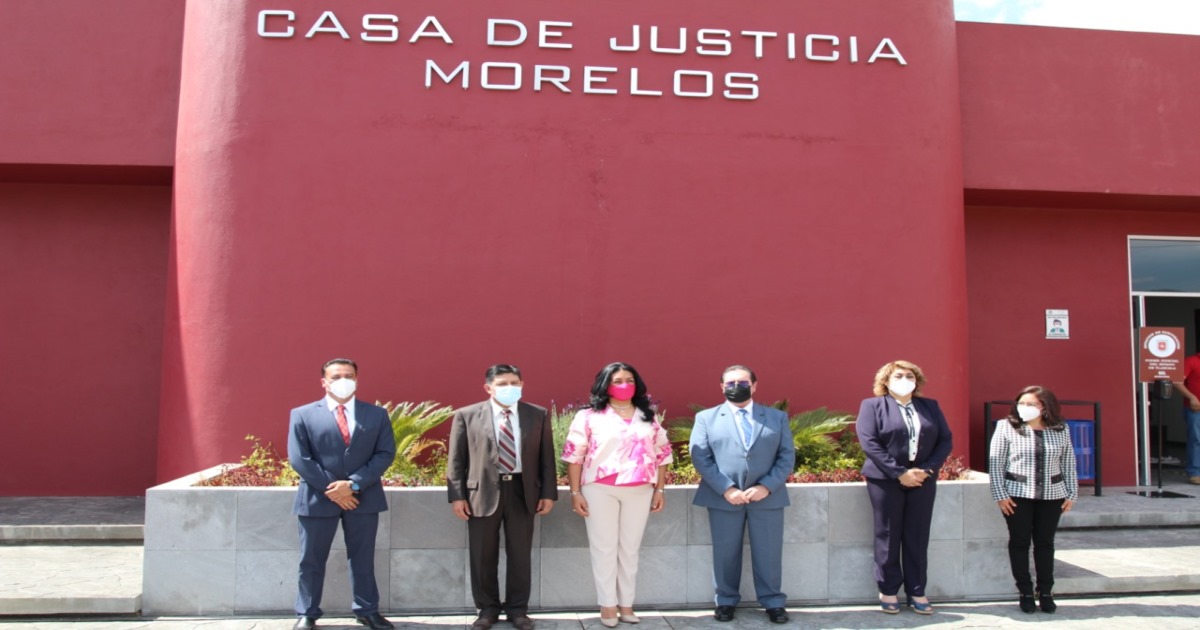 Foto: Cortesía Inaugura gobernador Casa de Justicia de Morelos en Tlaxco