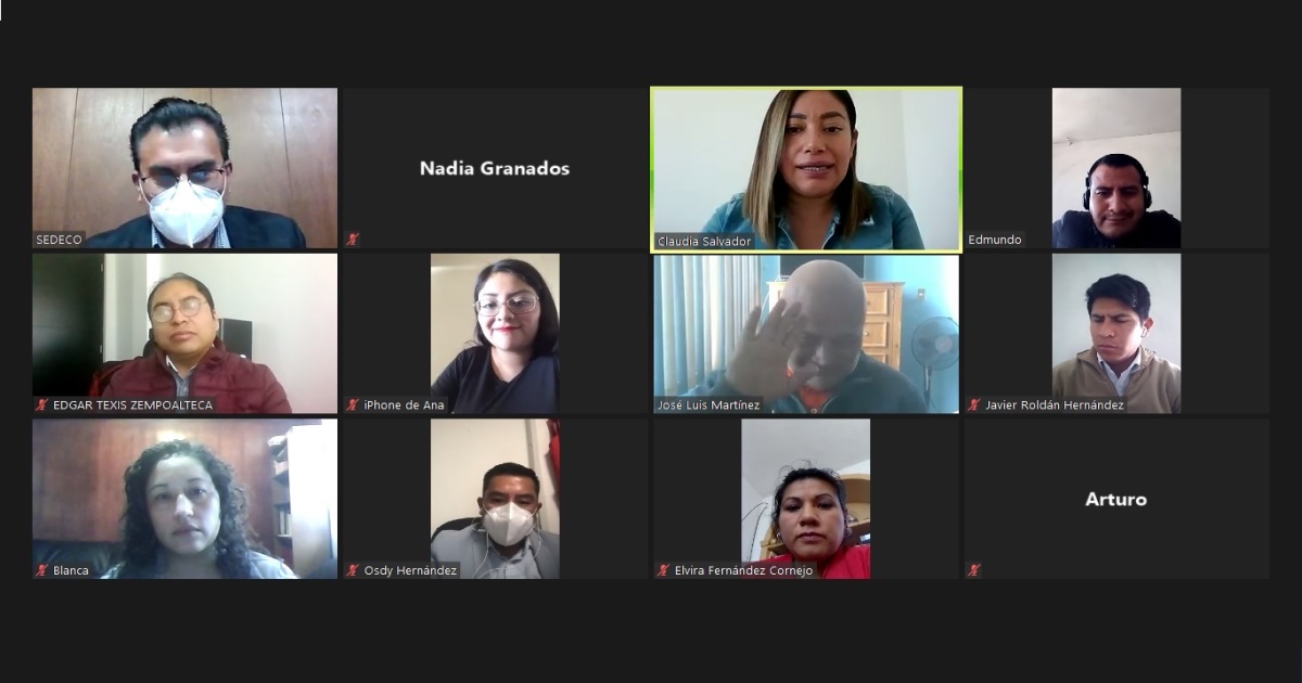 Foto: Cortesía Recibe TET capacitación de Sedeco sobre manejo de plataforma de firma electrónica