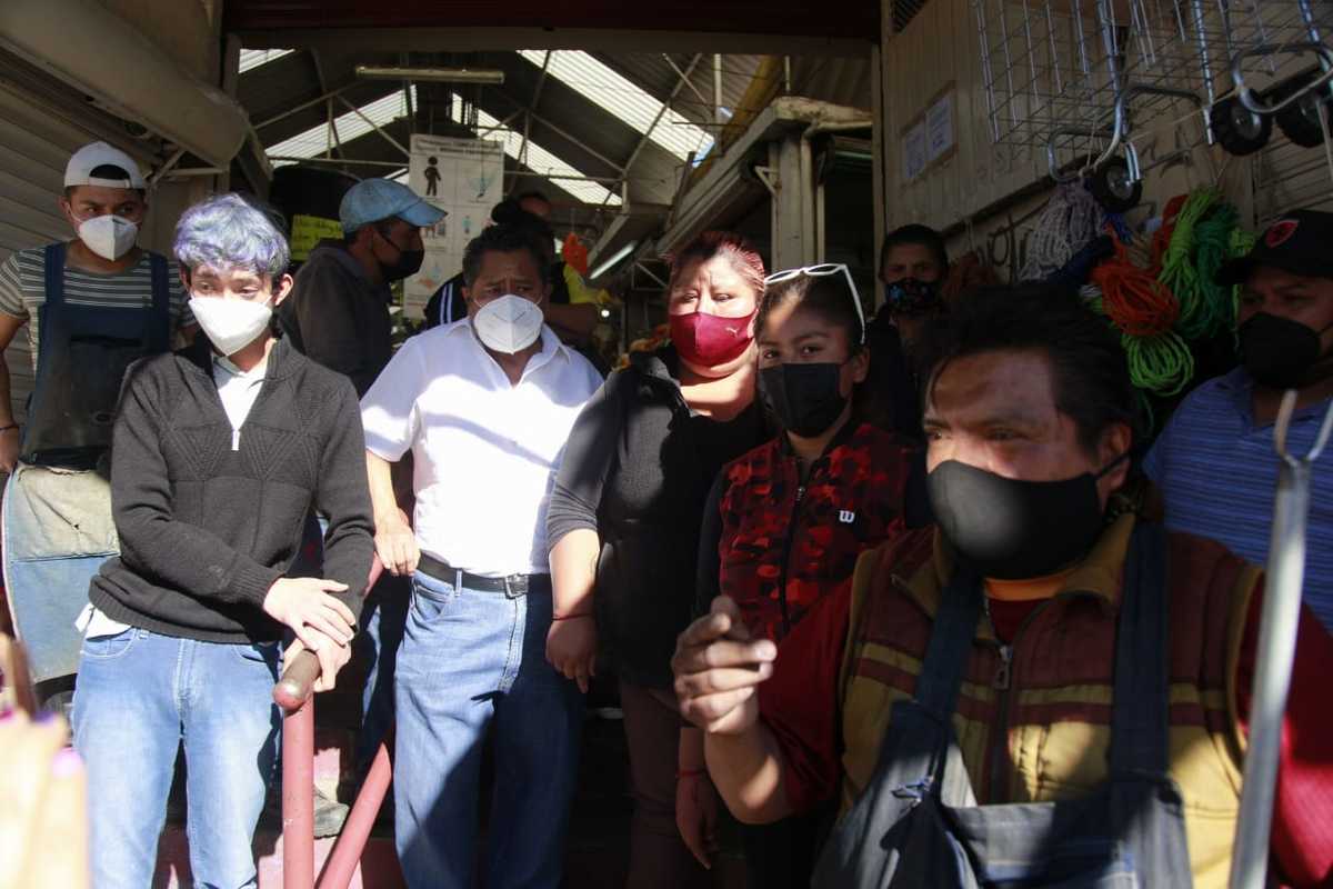 Obra del mercado Amalucan cuenta con respaldo de locatarios, sin embargo, está en riesgo la inversión: Rivera Vivanco