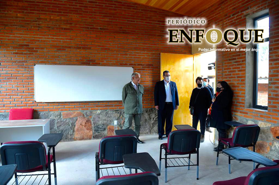 Foto: Rommel Bonilla  Inaugura AMLO en Tlaxcala primera etapa de la Universidad del Bienestar con sede en Xaltocan