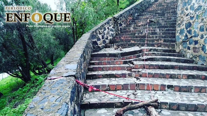 Foto: Omar Sánchez Invertirán más de 2 MDP en rehabilitación de la Escalinata del Pocito en la Gran Pirámide de Cholula
