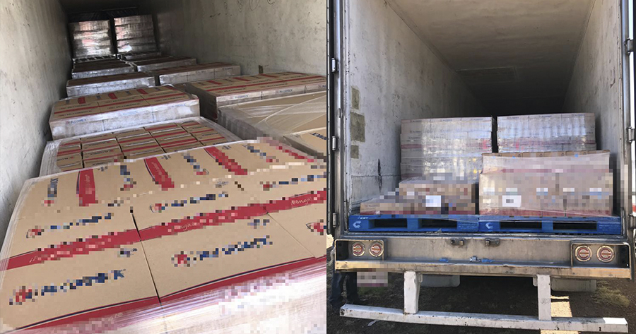 Foto: Cortesía PFM en coordinación con la SSC recuperó 26 toneladas de mercancía robada en Tlaxcala