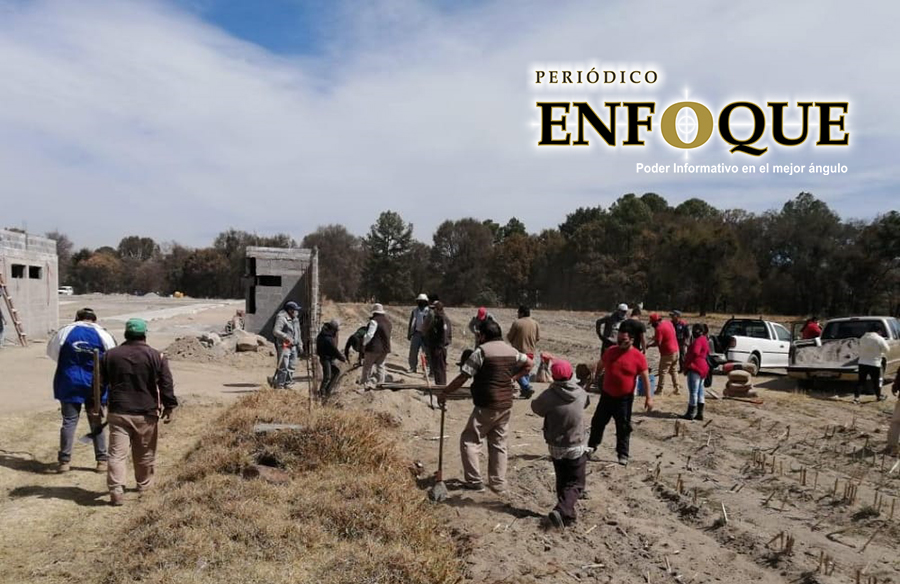 Foto: Rommel Bonilla  Pobladores suspenden construcción de panteón en comunidad de Chiautempan