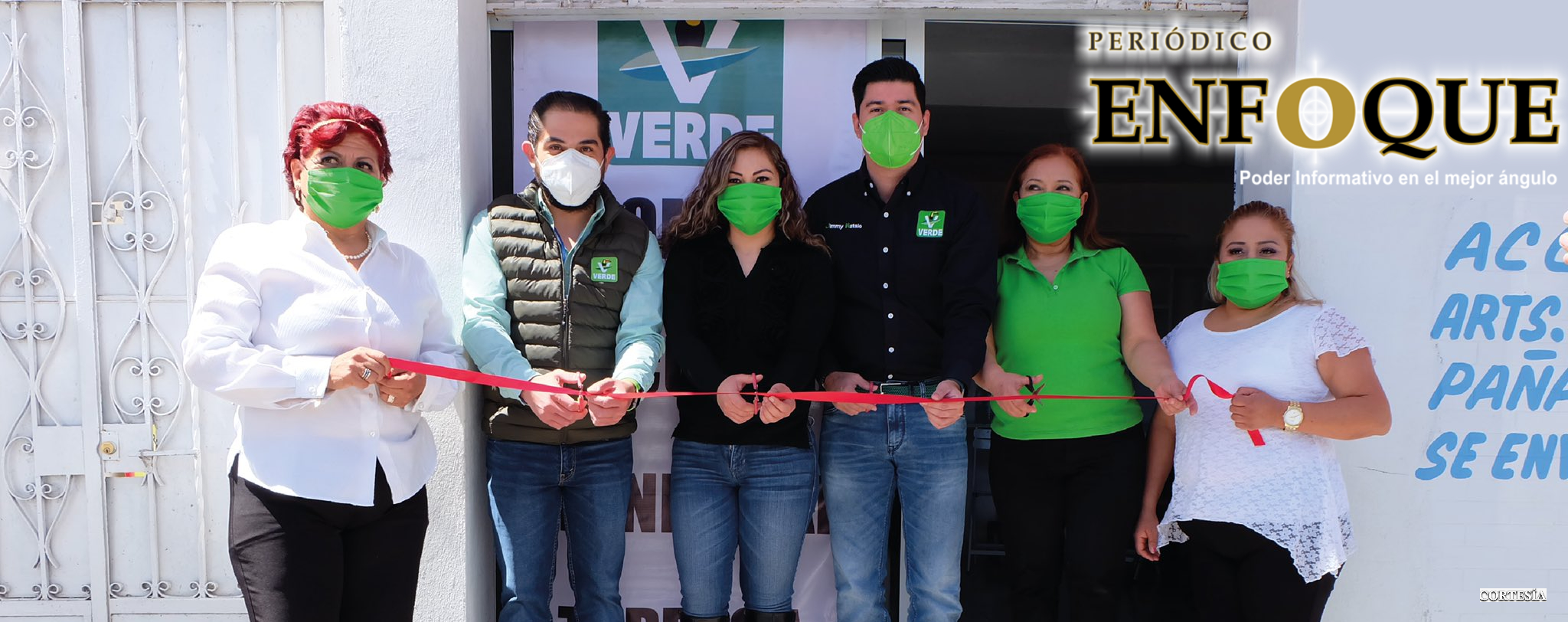 Foto: Cortesía El Partido Verde de Puebla inaugura nuevas oficinas en Tepeaca.