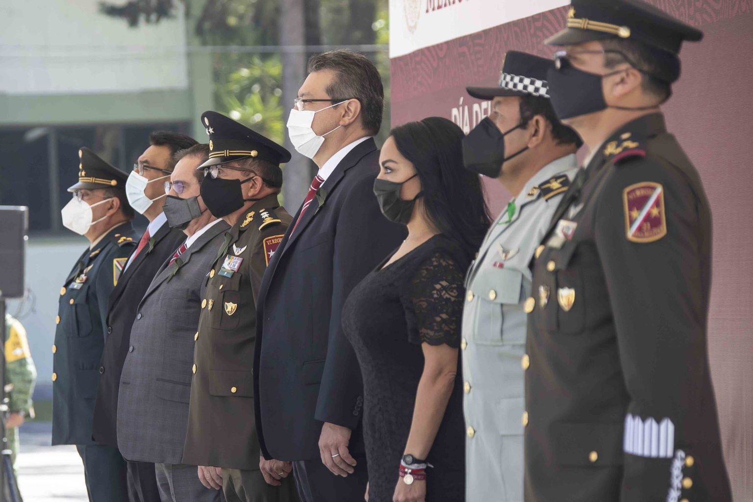 Foto: Cortesía Marco Mena encabeza conmemoración del CVIII aniversario del Ejército Mexicano