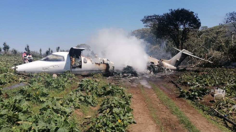 Foto: Cortesía Se accidenta avión de la Fuerza Aérea antes de aterrizar en Xalapa