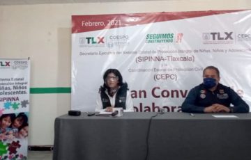 Foto: Cortesía Firman convenio de colaboración Spinna-Tlaxcala y CEPC