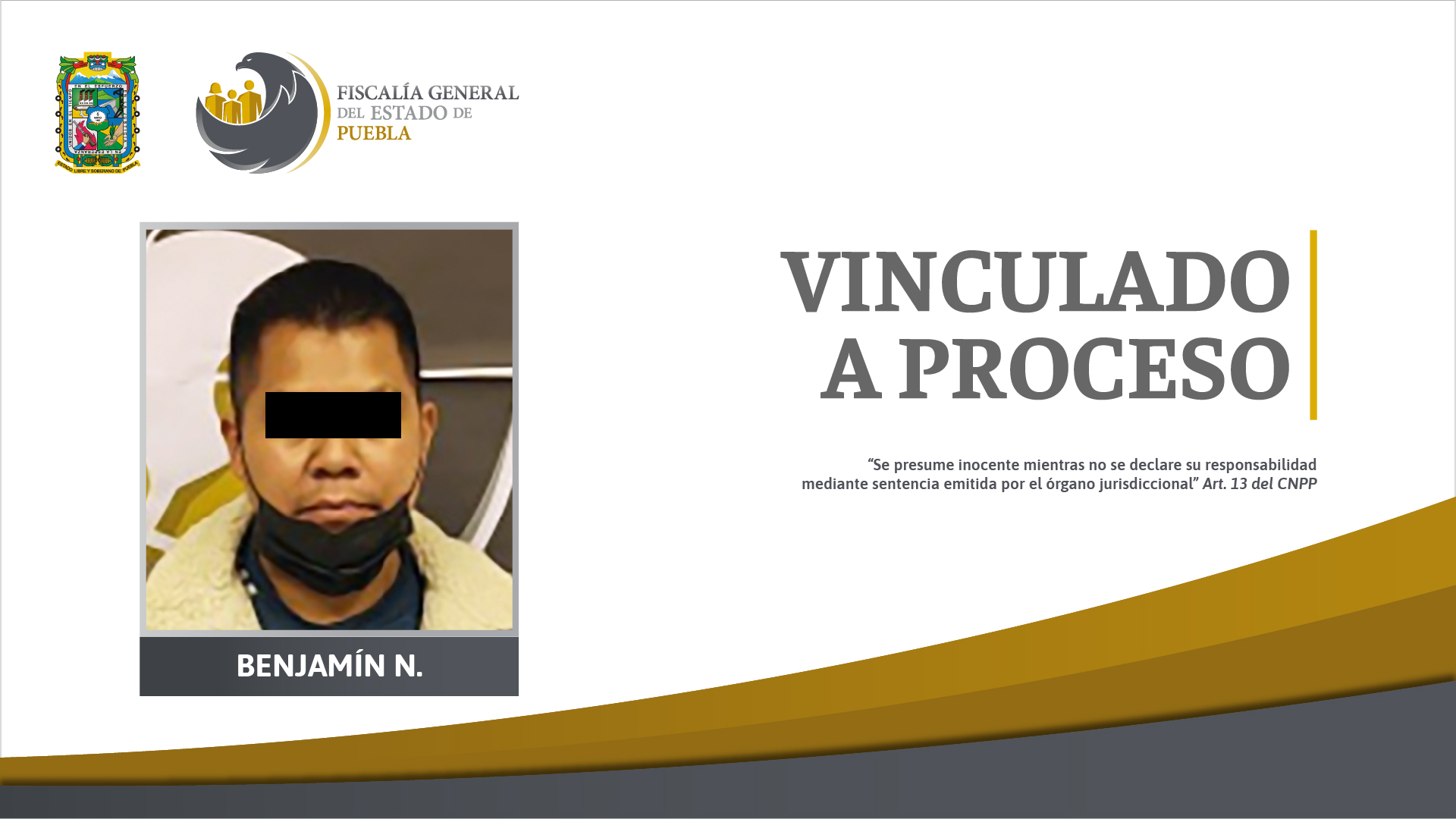 Foto: Cortesía Por lesionar a sus vecinos en Cuautlancingo, fue vinculado a proceso
