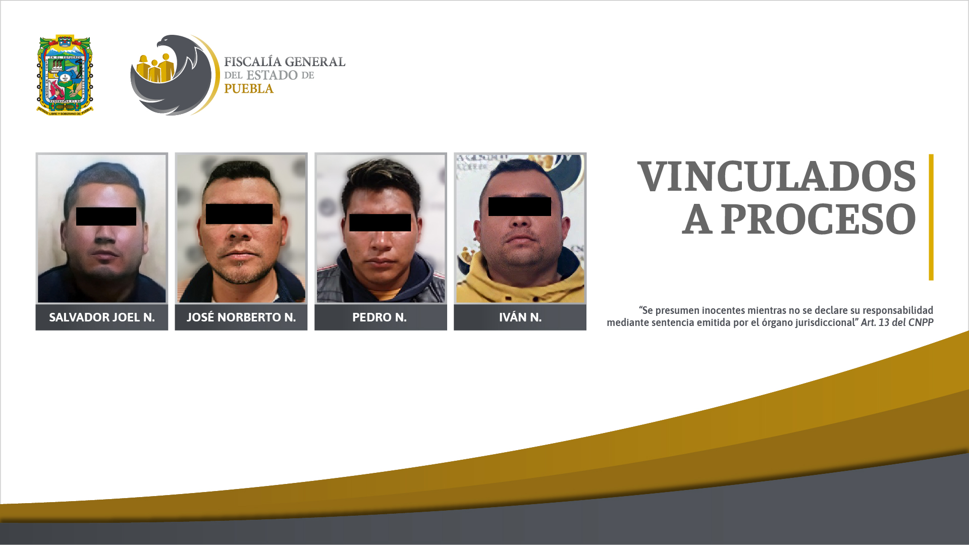 Foto: Cortesía Por millonario robo a casa habitación, cuatro hombres están en prisión