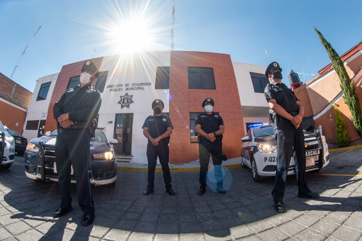 Foto: Cortesía Refuerzan acciones de seguridad en la capital tlaxcalteca