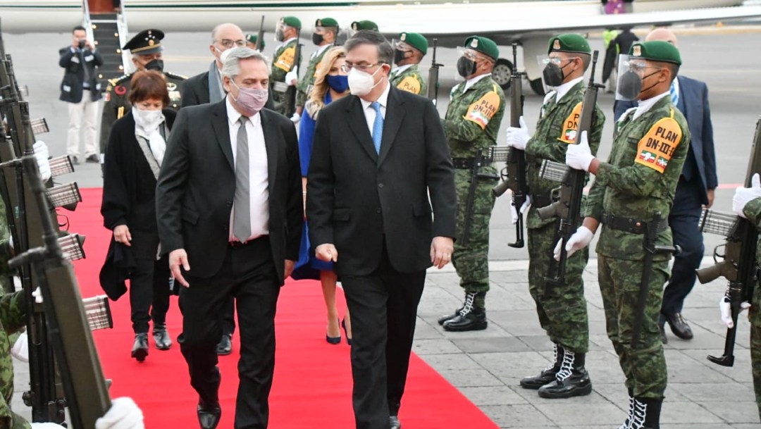 Foto: Cortesía Llega a México el presidente argentino Alberto Fernández