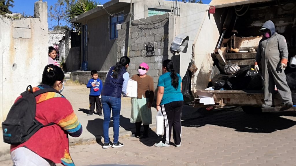 Foto: Cortesía Kimberly Clark apoya a los ciudadanos de Tetla con insumos sanitarios