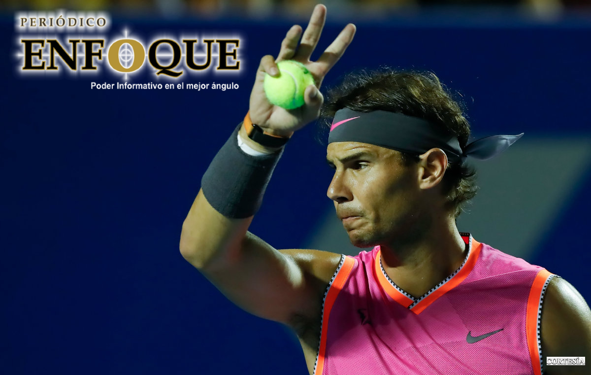 Foto: Cortesía Rafael Nadal no participará en el Abierto Mexicano de Tenis.