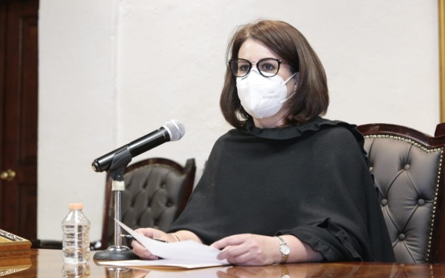 Foto: Cortesía Ana Lucía Hill reemplaza a David Méndez como titular de la Secretaría de Gobernación