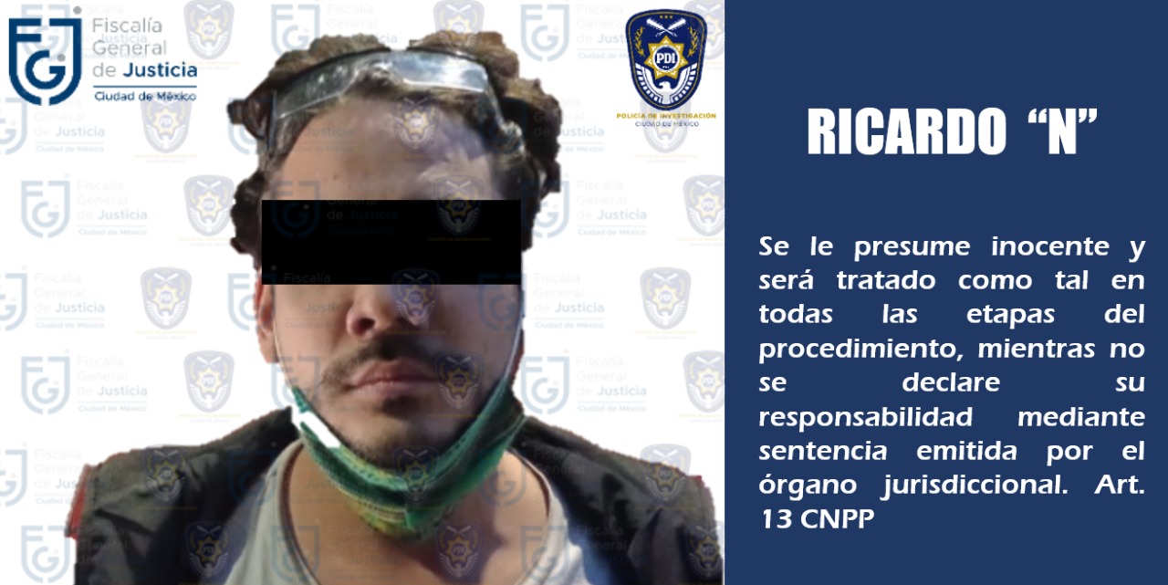 Foto: Cortesía El youtuber Rix es detenido por la Fiscalía de la CDMX acusado de abuso sexual contra Nath Campos