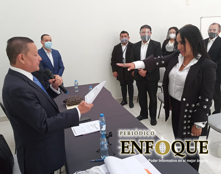 Foto: Cortesía Rinde protesta Mariana Navarro Delgado como encargada de la FGR en Tlaxcala