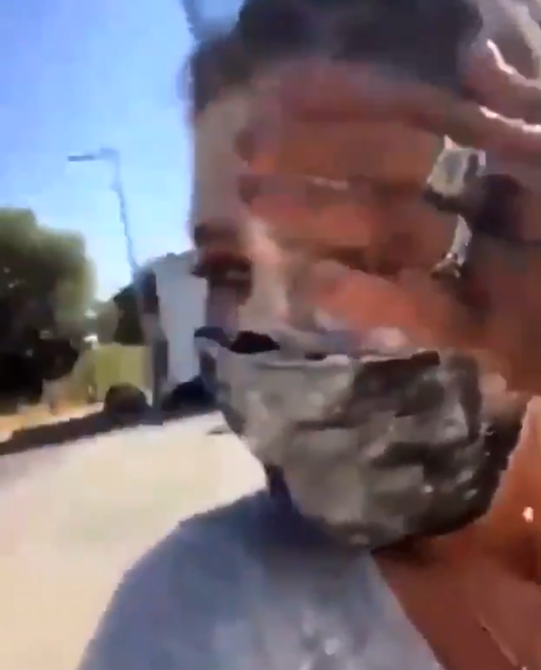 Foto: Cortesía Le avientan harina, tierra y huevos a Nay Salvatori en Cholula