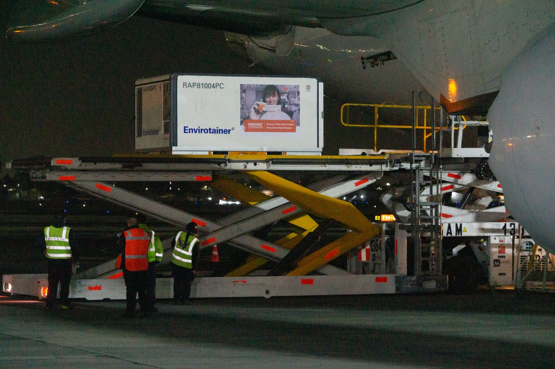 Foto: Cortesía Llega a México otro lote de vacunas con 800 mil dosis chinas Sinovac