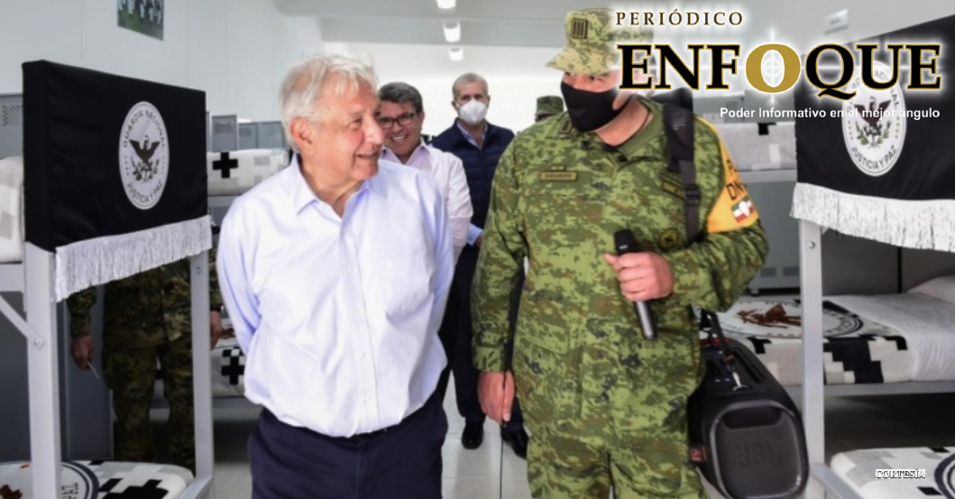 Foto: Cortesía El Presidente Andrés Manuel López Obrador inauguró un Cuartel de la Guardia Nacional en Zacatecas.