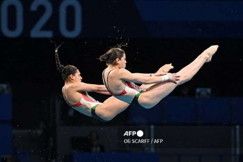 Por: Cortesía Ale Orozco y Gaby Agúndez están en las semifinales de clavados: Tokio 2020