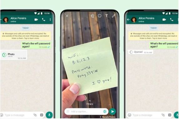 Habilitan opción de enviar fotos y videos que solo se pueden ver una vez: WhatsApp
