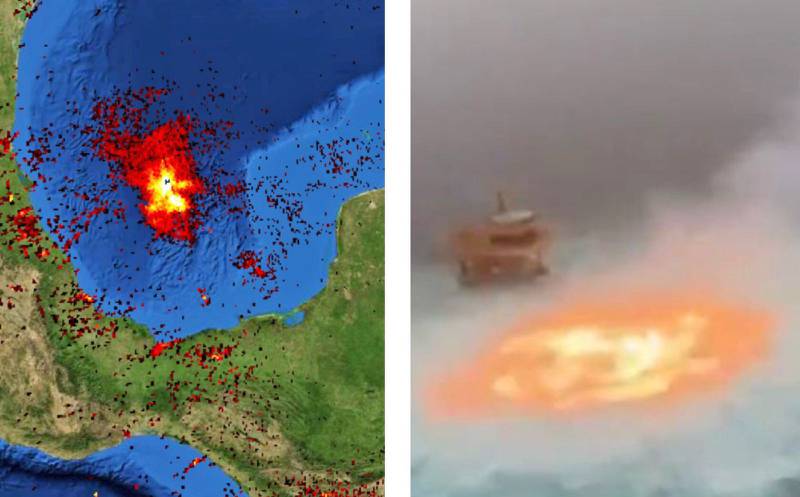 Por: Cortesía ‘Fuego en el mar’: México en el ojo del huracán ante el mundo