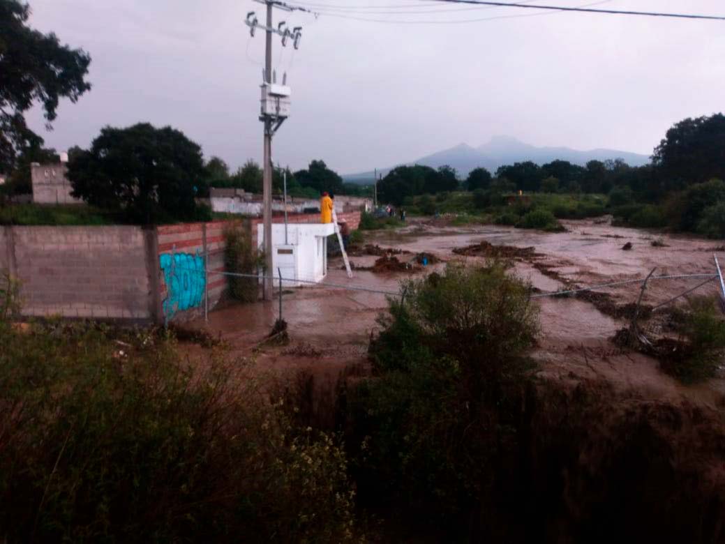 Por: Cortesía Amozoc y Acajete afectaciones en viviendas a causa de las lluvias