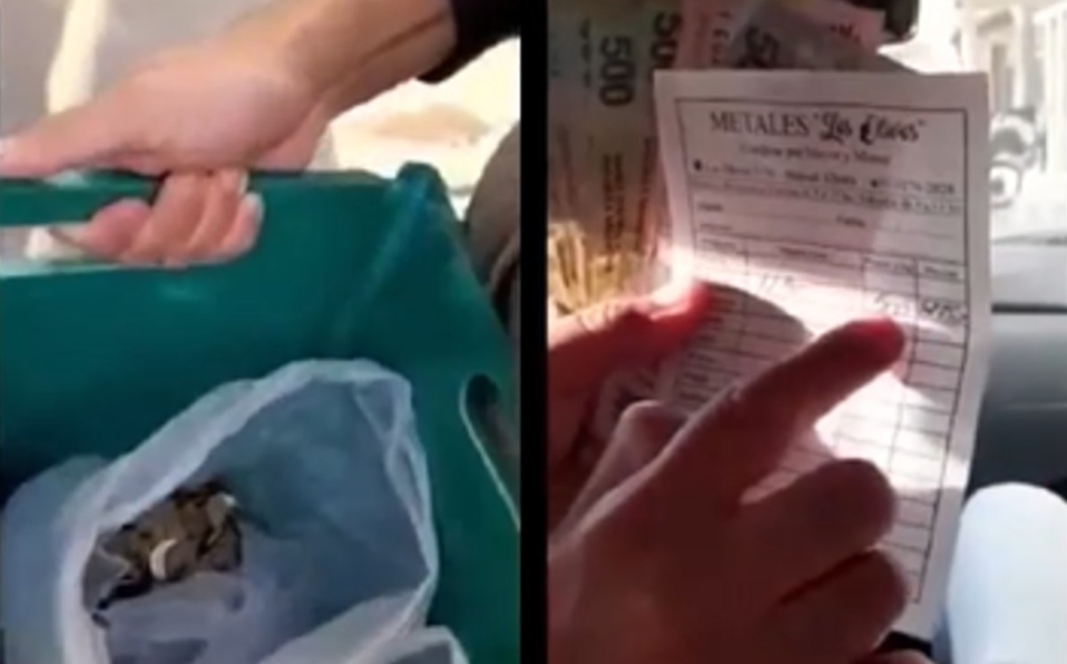 Por: Cortesía "Esto vale el peso argentino”: Hombre vende por kilo 4 mil monedas y gana el doble del valor