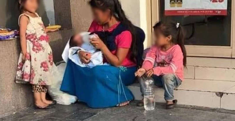 Madre encarga y abandona a su hijo recién nacido con mujer que pedía limosna