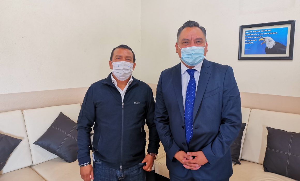 Por: Cortesía Eleazar Molina tiene su 1er reunión con el alcalde electo Andrés Ramírez