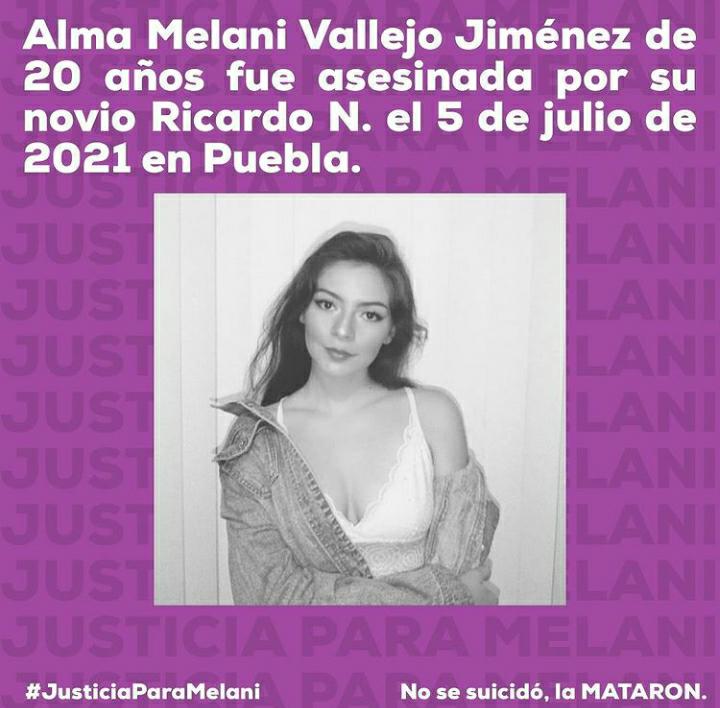 Por: Cortesía “Melani no se suicidó, la mataron”, reclaman en caso de estudiante de Idiomas en Puebla