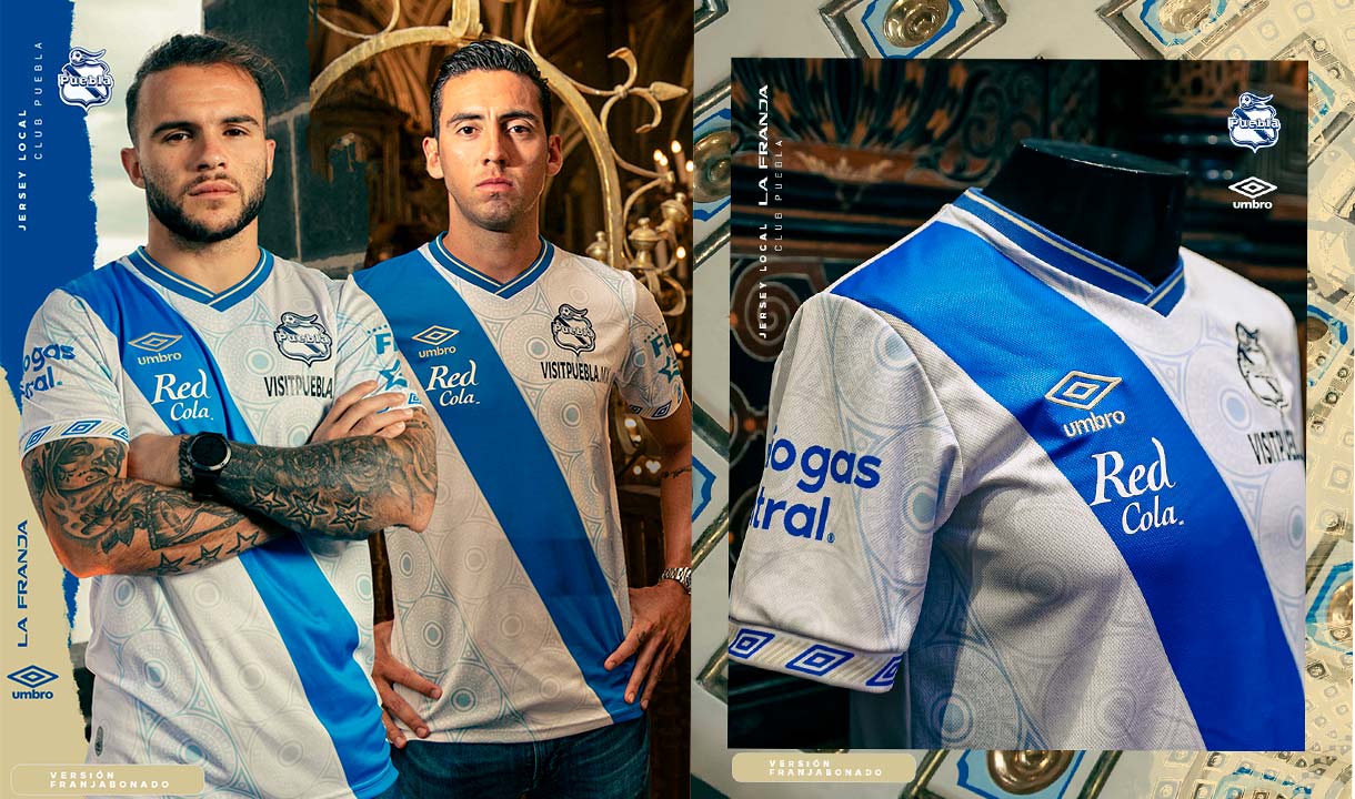 Por: Cortesía Puebla mostró su nueva playera sin patrocinador principal