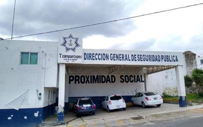 Por: Cortesía Cuerpos policiales de Tzompantepec entran en paro.